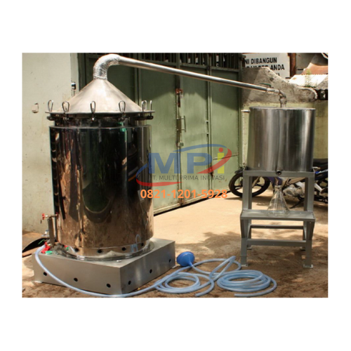 Destilasi / Penyulingan Minyak Atsiri Kap 150-200 kg