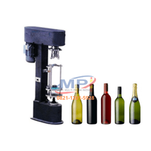 Mesin Penutup Botol Kaca Tutup Almunium