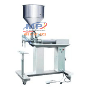 Paste Filler Free Standing Semi Auto Double Nozzle