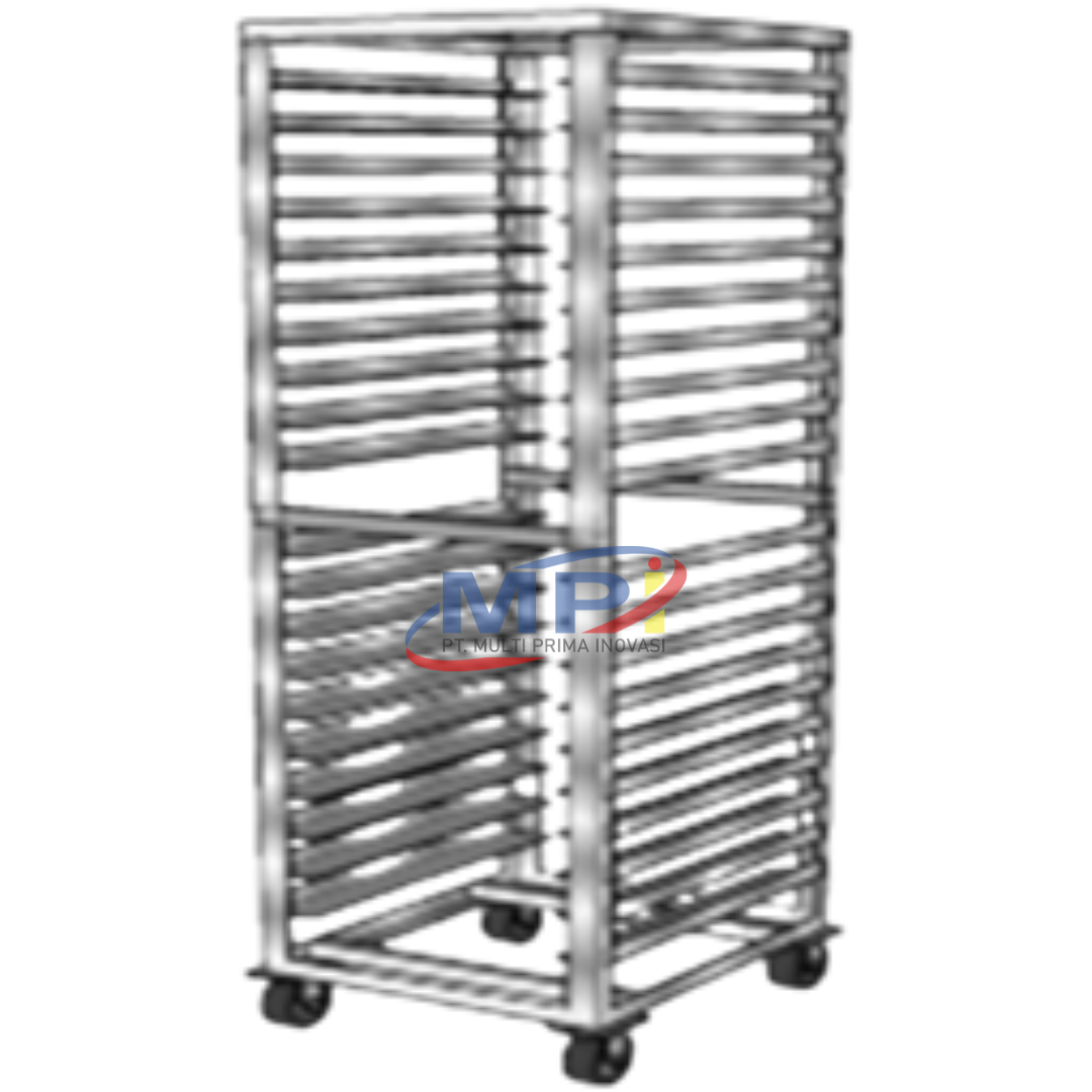 Gastronom Trolley - Trolley Penyimpanan Nampan