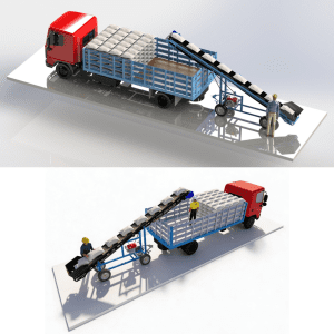 Conveyor Mobile V Rubber Belt Conveyor