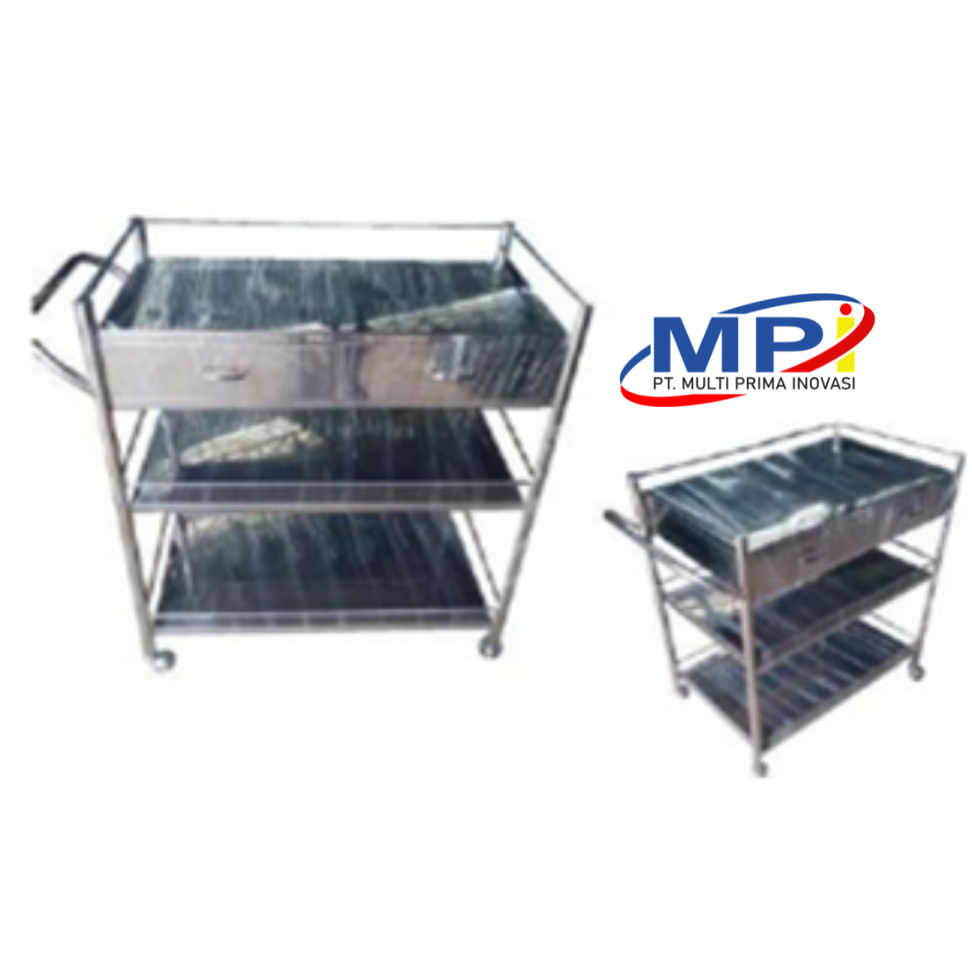 Trolley 3 Susun + Laci Costum SS Ukuran Jumbo